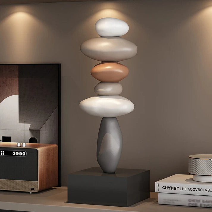 StoneBalance - Moderne stabil steinskulptur Skanto