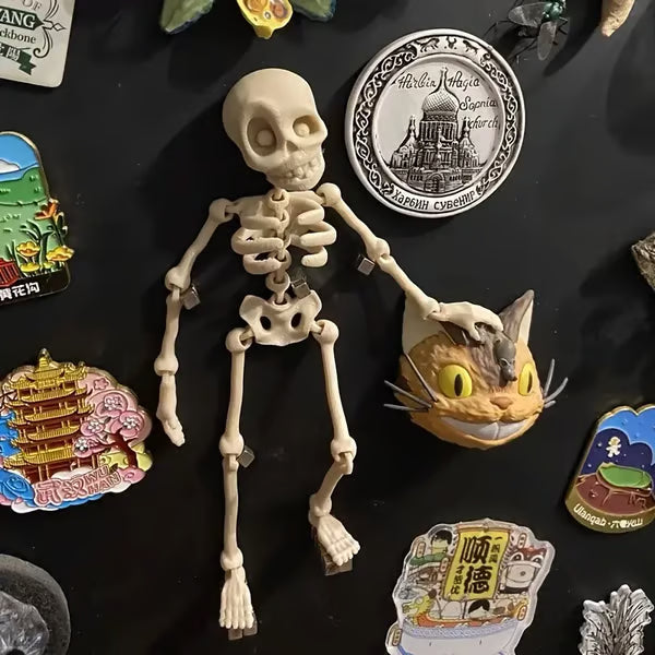 Skanto | 3D-printet vintage skjelett magnetisk figur 🎃