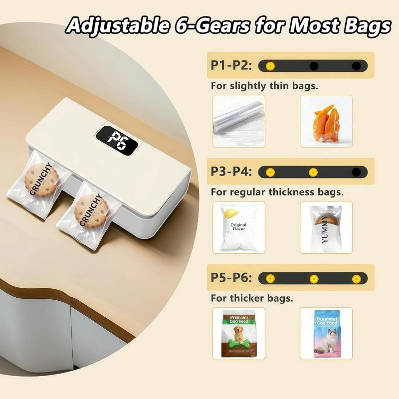 Smart Oppladbar Poseforsegler Skanto