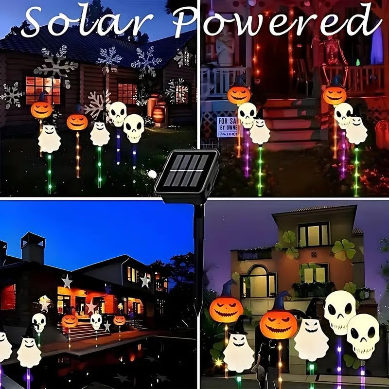 Skanto | 6 i 1 Halloween Solhage Lys