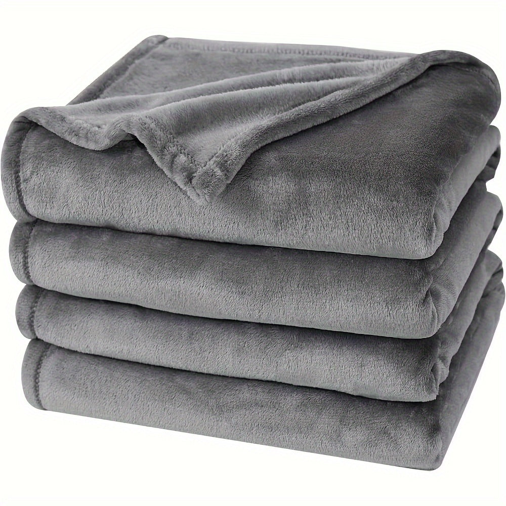 UltraSoft Fleece Teppel – Luksus Vendbar for Hver Sesong Skanto