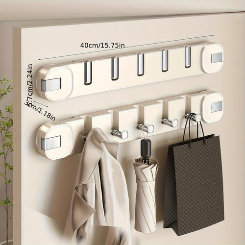 Skanto | Vegghookpanel uten boring – OrganiserenPlus skjult 5-hengestativ
