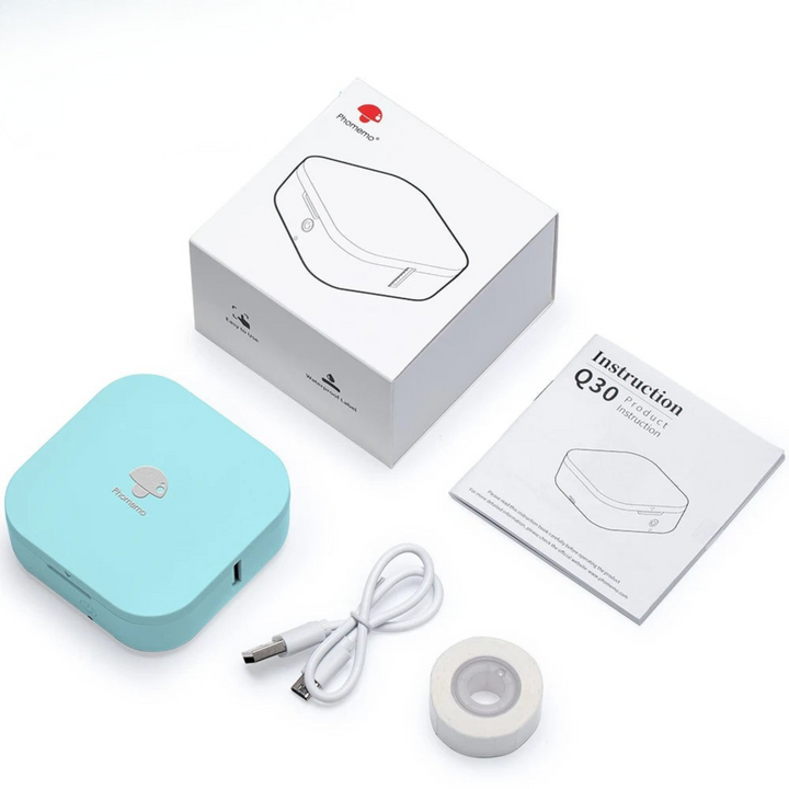 Skanto | PRINTIFY – Trådløs termisk etikettmaker med Bluetooth og bærbar blekksfri utskrift