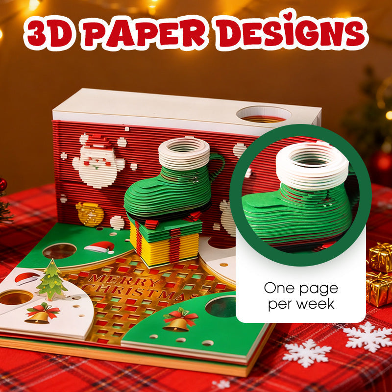 Skanto | FestiveCalendar – Pynt opp skrivebordet ditt med underholdende 3D-planlegging for ferie.
