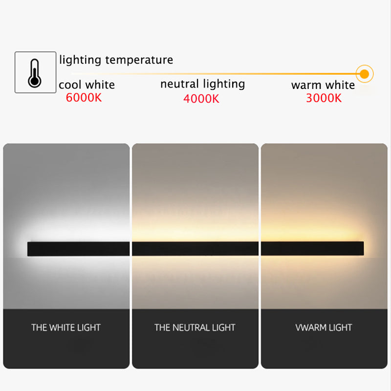 Zenith - Tight LED Vegglamper Svart Metall for Innendørs og Utendørs, Moderne Design for Hage og Hall | Skanto