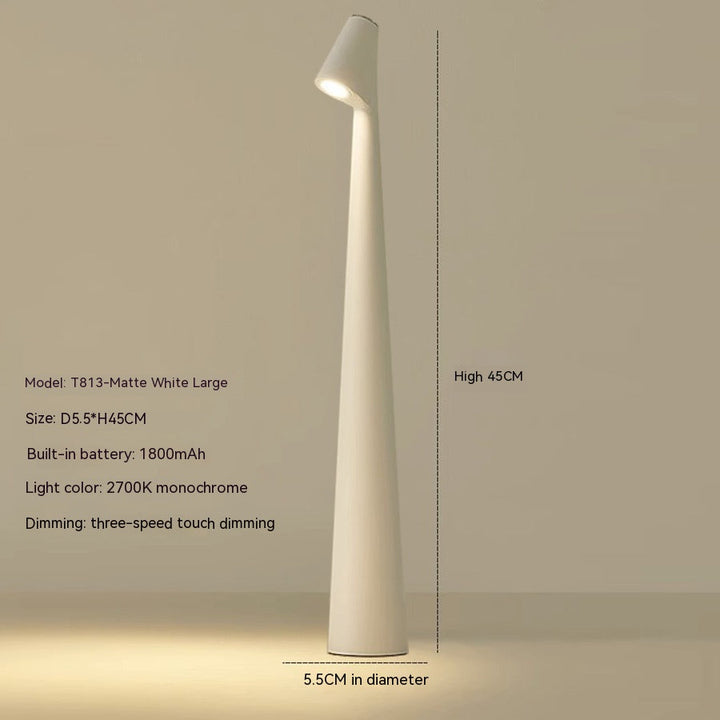 Skanto | Bordlampe Moderne Rød Metall LED Lys