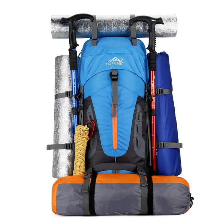 TrailBlazer Ryggsekk – Robust 65L Vanntett Ryggsekk Skanto