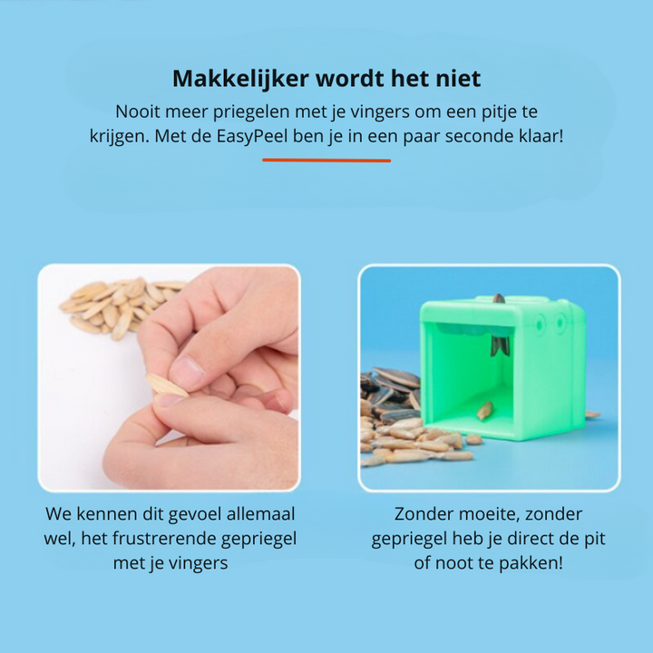 Skanto | EasyPeel | Spar tid og krefter når du skreller solsikkefrøene
