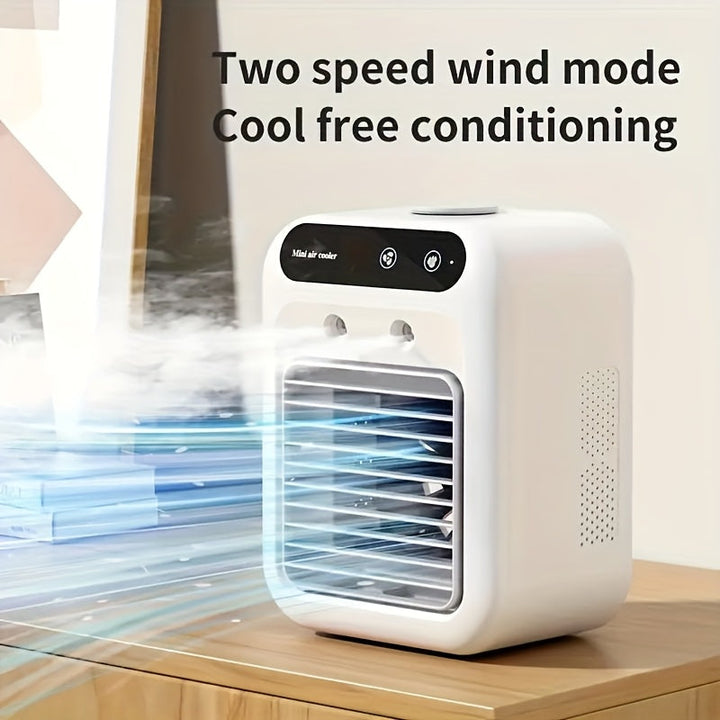 BriesKoel Mini Air Cooler med Vifte og Luftfukter | Skanto