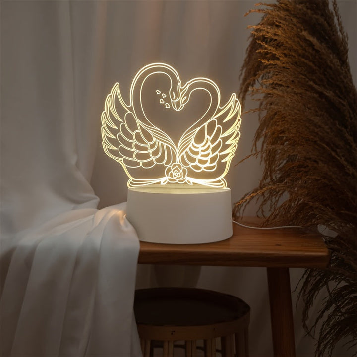 SwaneLume – USB 3D LED Bordbelysning Skanto
