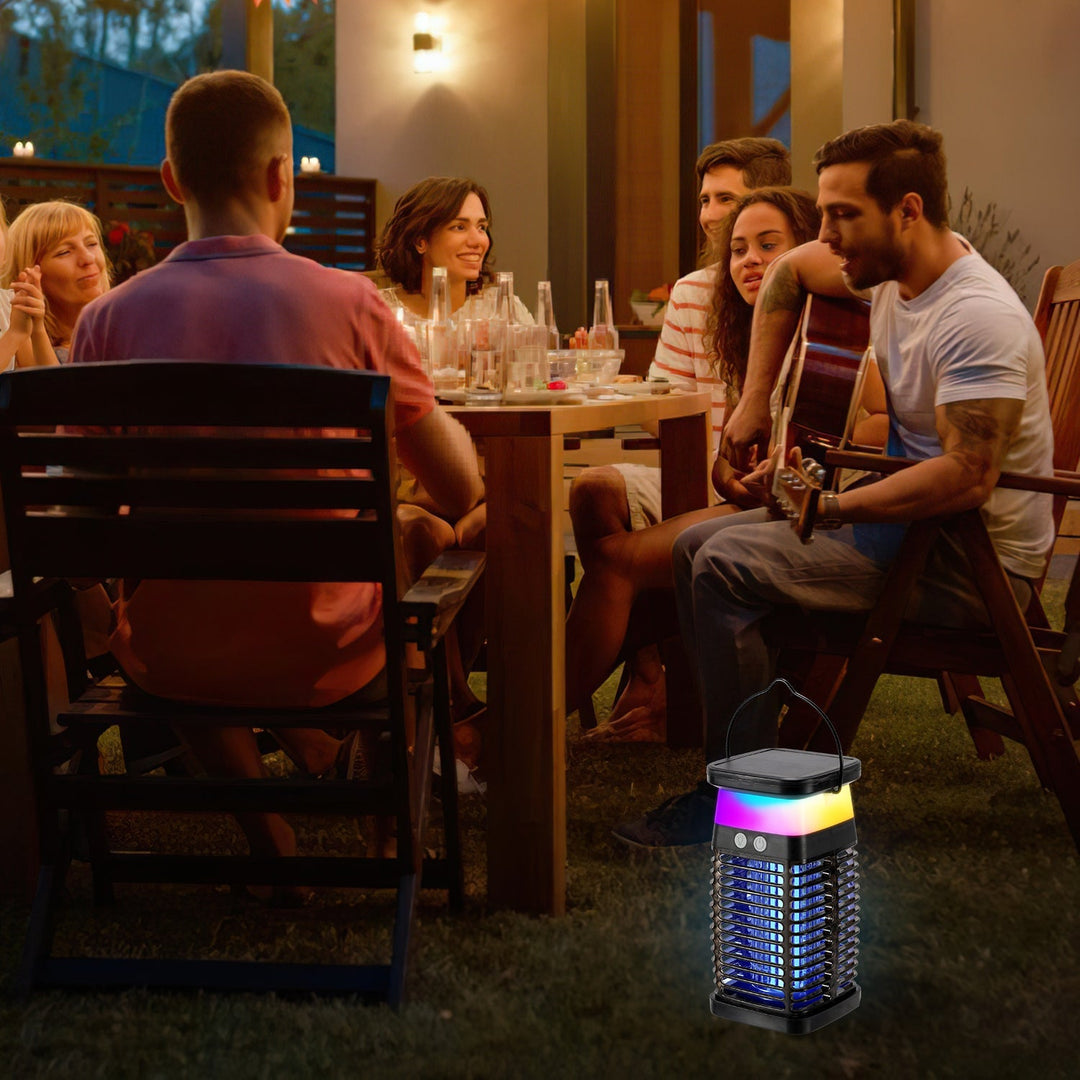 Solar Myggavstøtende Lampe UV Lys Mygg Lampe RGB | Skanto