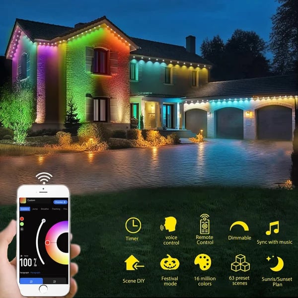 Skanto | MagicGlow - Enkel livlig utendørsbelysning med appkontroll