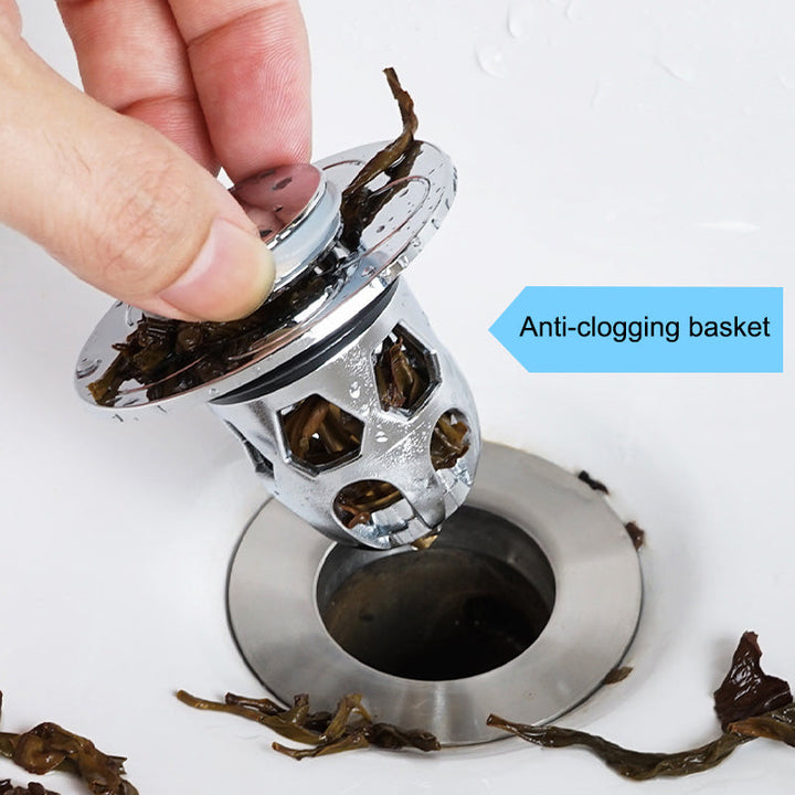 Press-Pop Vask Drenering Stopper | Skanto