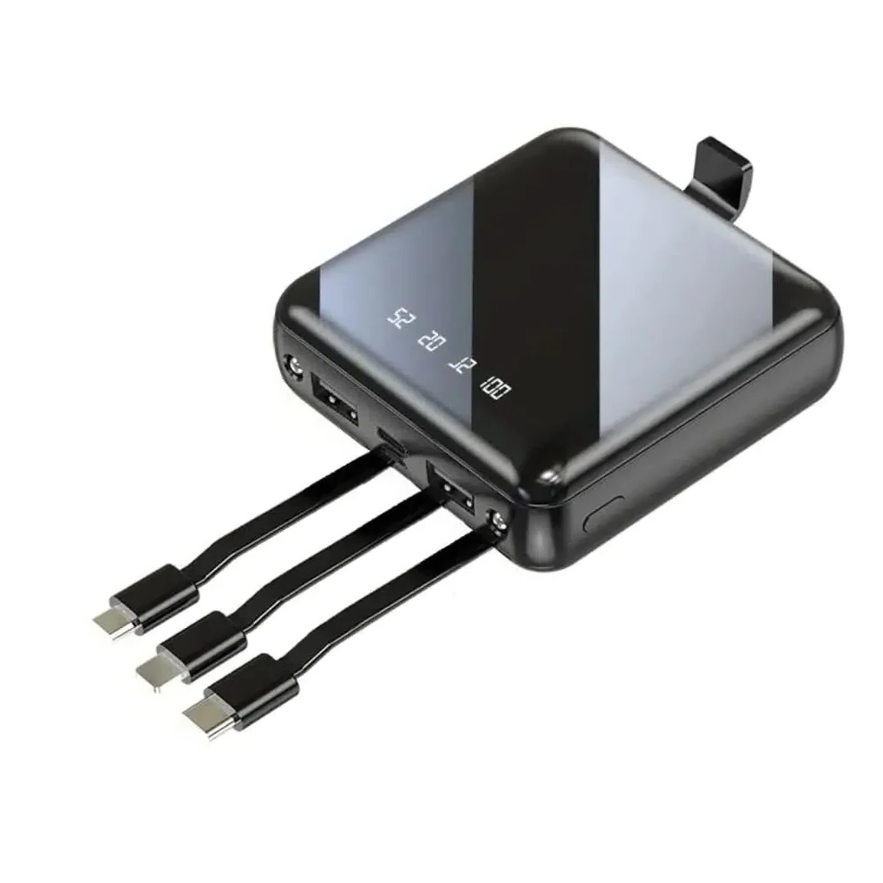 Skanto | Mini Power Bank 4-Tråder 20,000mAh