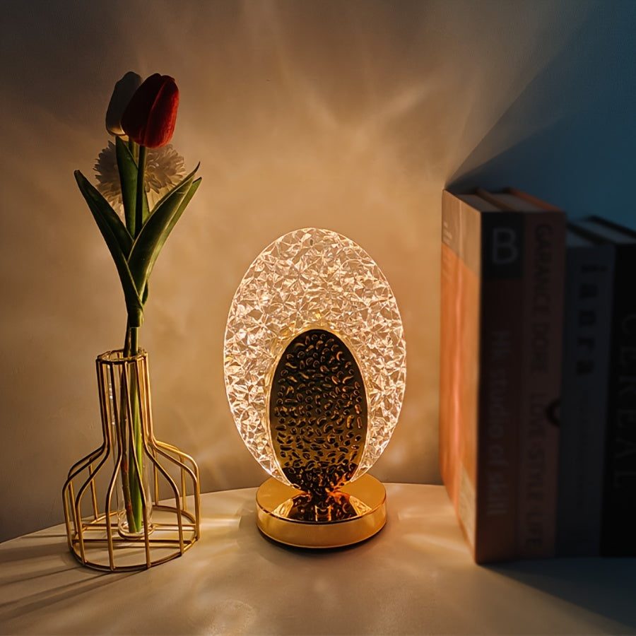 FeatherLamp - USB berøringsbordlampe med unikt fjærdesign Skanto