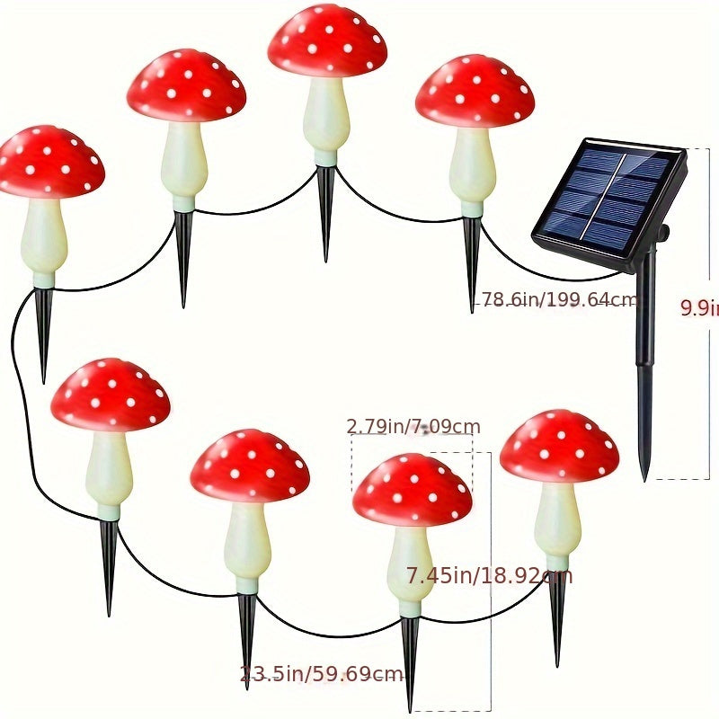 SolarGlow lampe - Energisparende hagebelysning med 8 moduser | Skanto