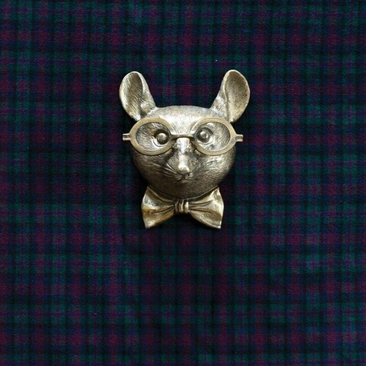 Norvo | ArtBeest Dyrehode Veggdekorasjon – Håndmalte Lekne Figurer Laget av Harpiks