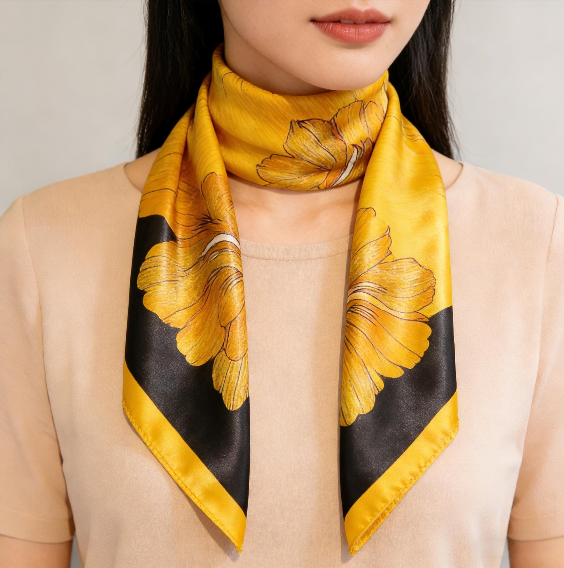 Skanto | Retro Koreansk Stil Kunseside Skjerf