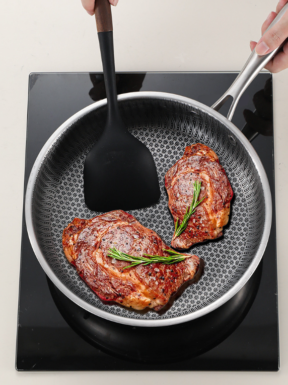 Skanto | Rustfritt Stål Ubehandlet Non-stick Stekepanne