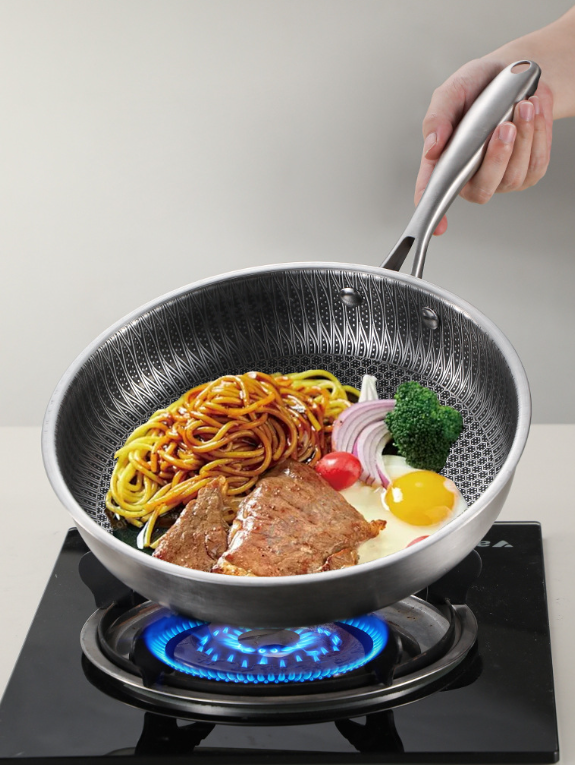 Skanto | Rustfritt Stål Ubehandlet Non-stick Stekepanne