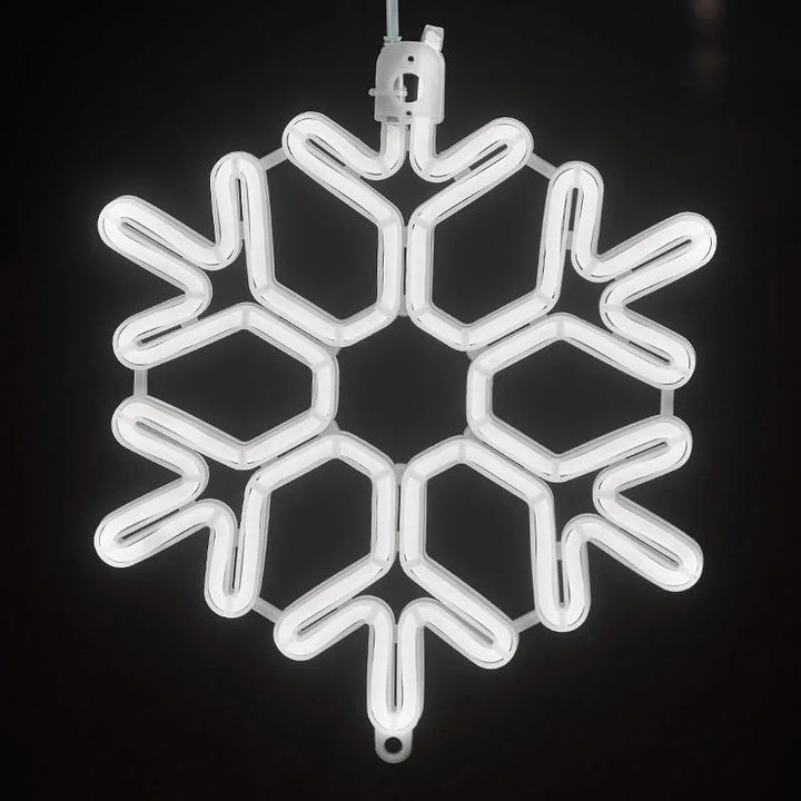 Vanntette LED snøfnugglys for festlig vinterdekorasjon | Skanto