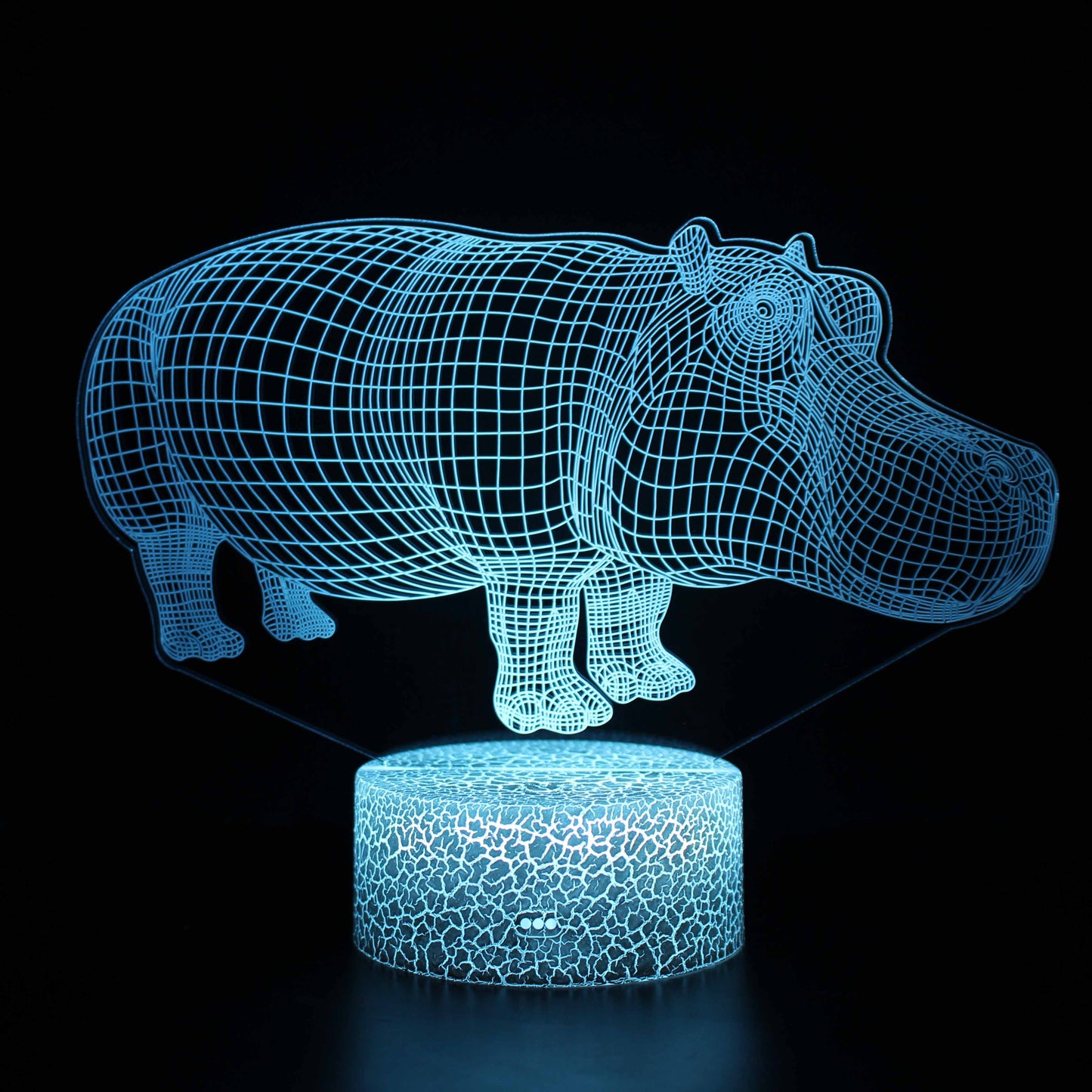 Norvo | Hippo 3D-optisk illusjonslampe