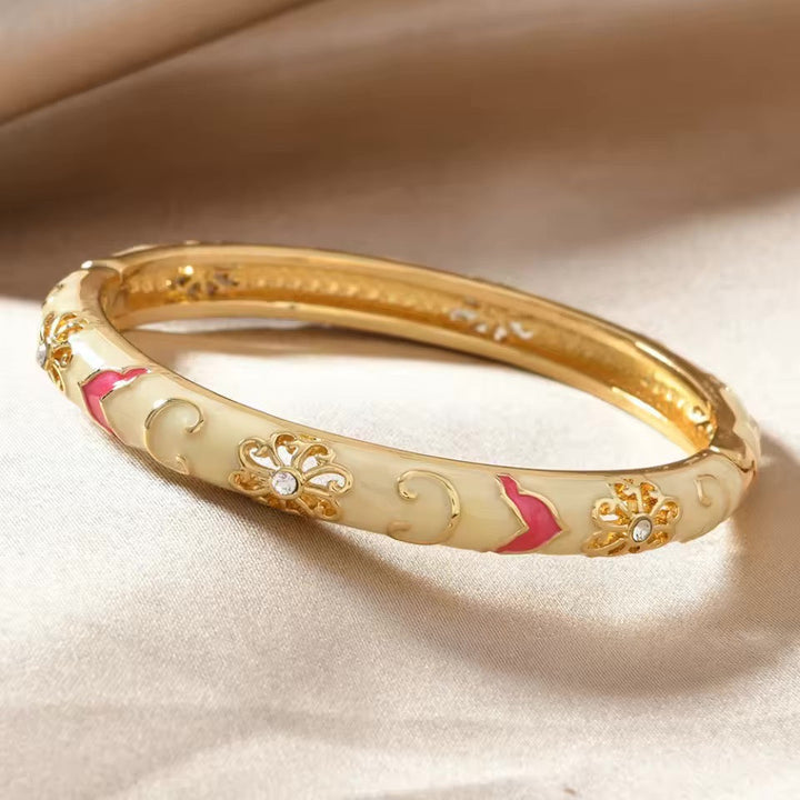 Skanto | 4 deler Blomsterdekorert Armbåndstabel