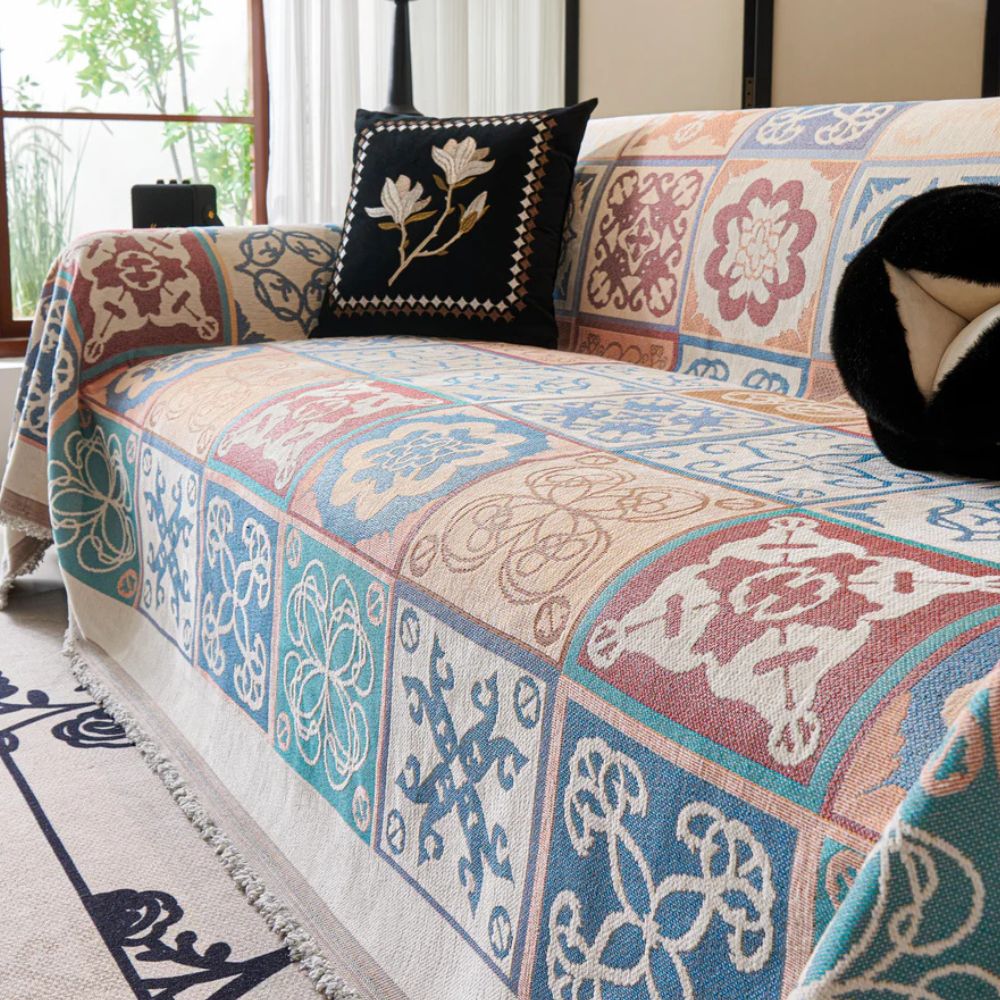 Skanto | Vintage Mosaic Sofa Cover