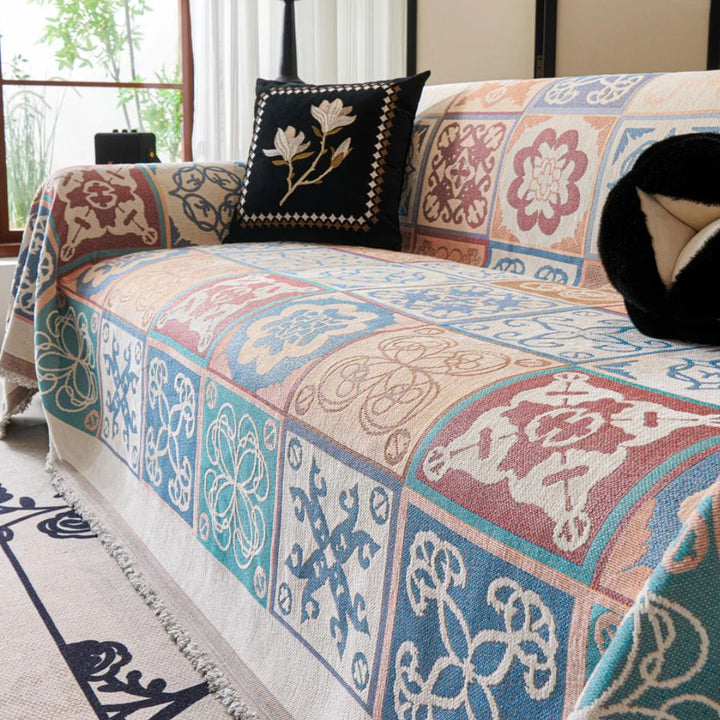 Skanto | Vintage Mosaic Sofa Cover