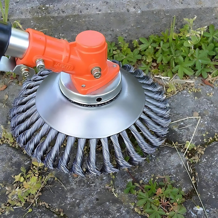 GrassCut TurboHead – Universal 6-Blade Ugressbørste for Kantklippere | Skanto