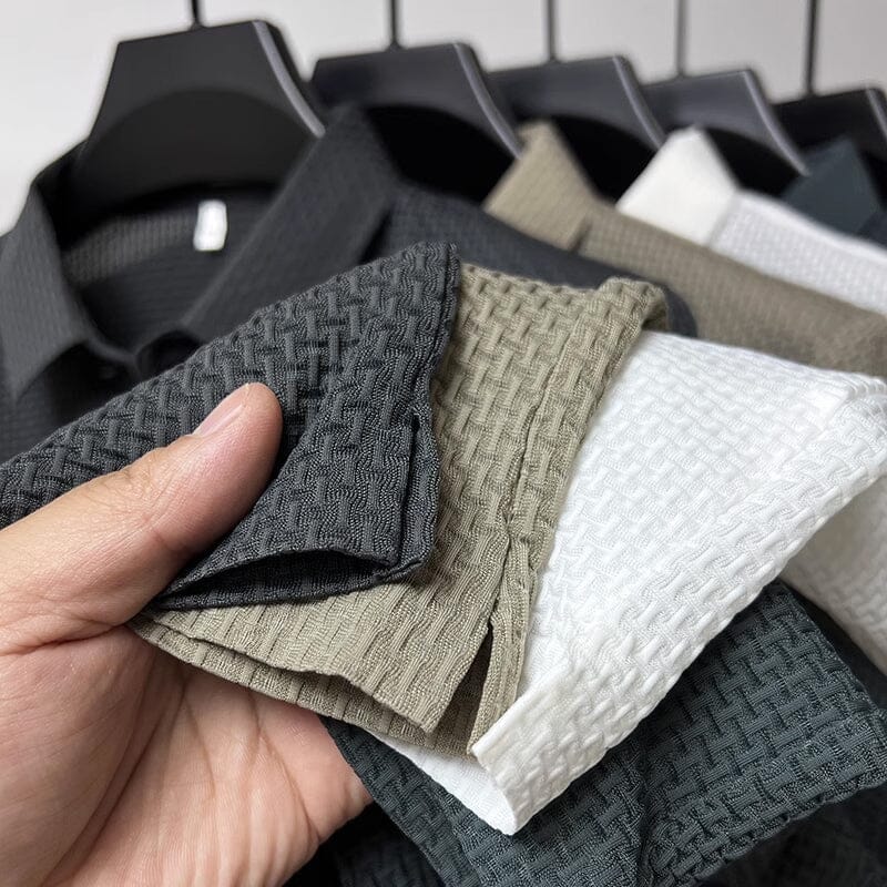 Mesh Ice Silk Korte Ermel T-skjorte | Skanto