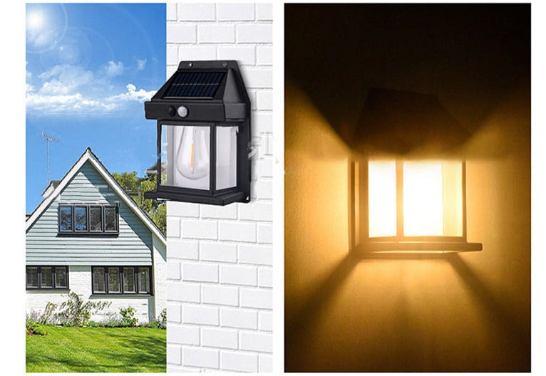 Energieffektiv soltungstenlampe for utendørsbelysning – Værbestandig og miljøvennlig