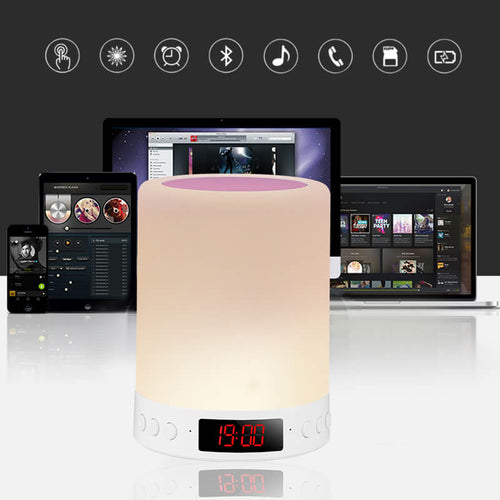 Skanto | Bluetooth-høyttaler og fargerik belysningsbordlampe