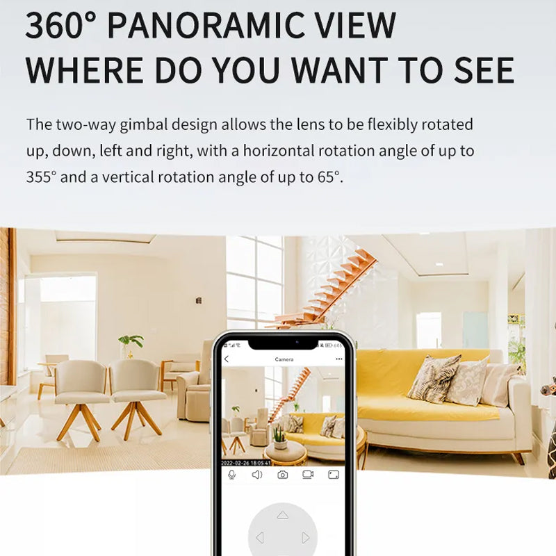 Skanto | HD Smart WiFi Trådløs Sikkerhetskamera