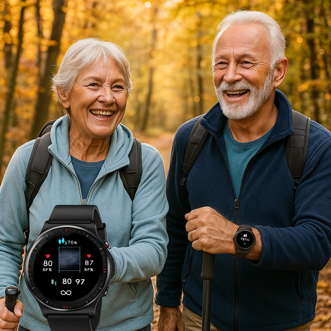 Skanto | CardioSense – Medisinsk ECG Smartwatch med Osram-sensor og 24/7 helsesporing