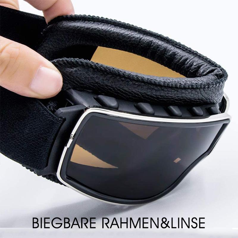 Skanto | Vintage Vindtett Motorsykkelbrille