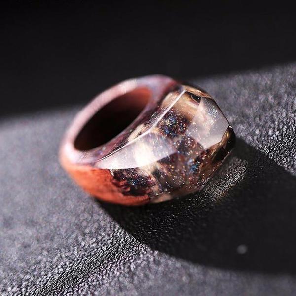 Quanta - Snøfall Harpiks Ring | Skanto