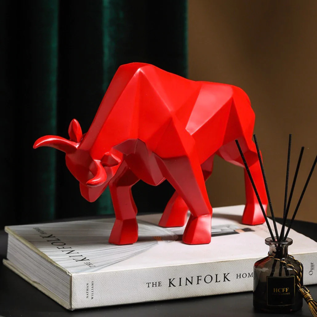 Skanto | Geometrisk Okse Skulptur