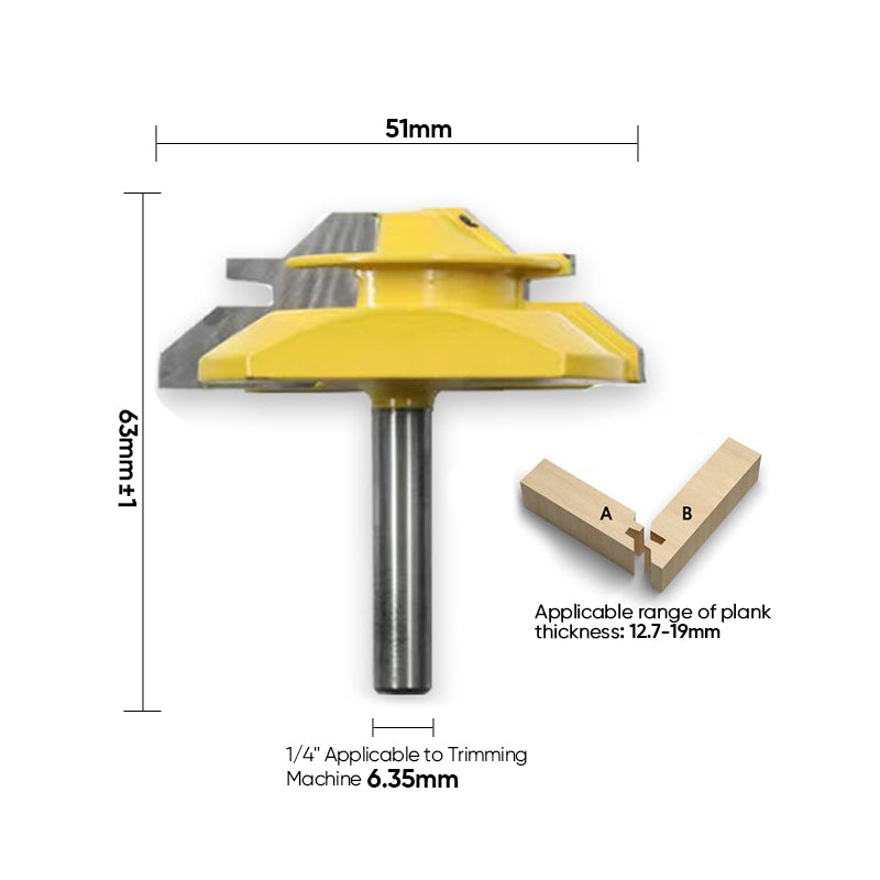 Skanto | Router Bit 45-graders limfuge låsemiter