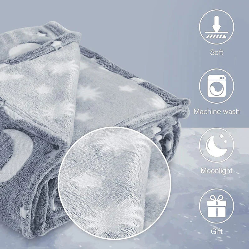 Skanto | Starlight Glow Blanket – Myk & Luminøs Komfort