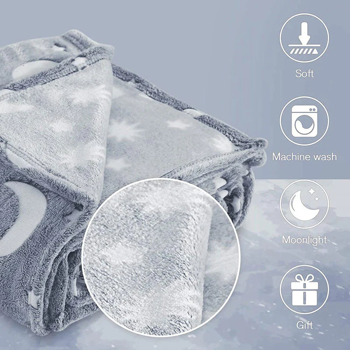 Skanto | Starlight Glow Blanket – Myk & Luminøs Komfort