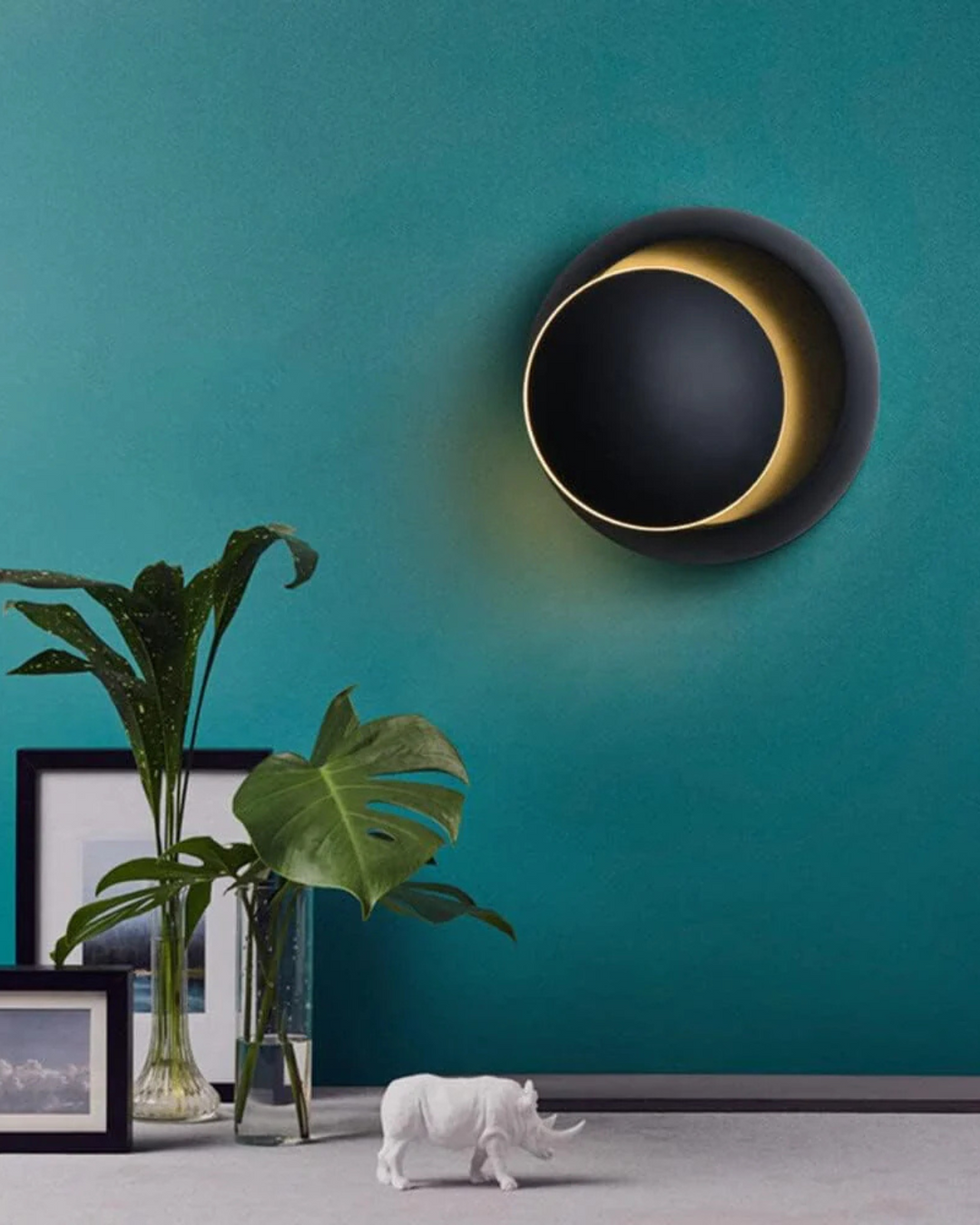 Skanto | Moderne Vegglampe med Halo Lyskilde Ambient Belysning