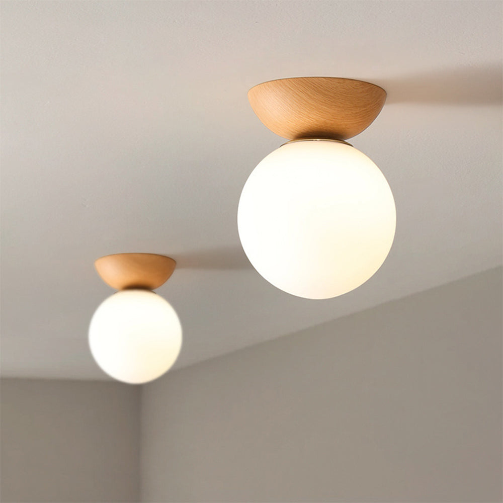Skanto | Taklampe med glasskjerm for gang