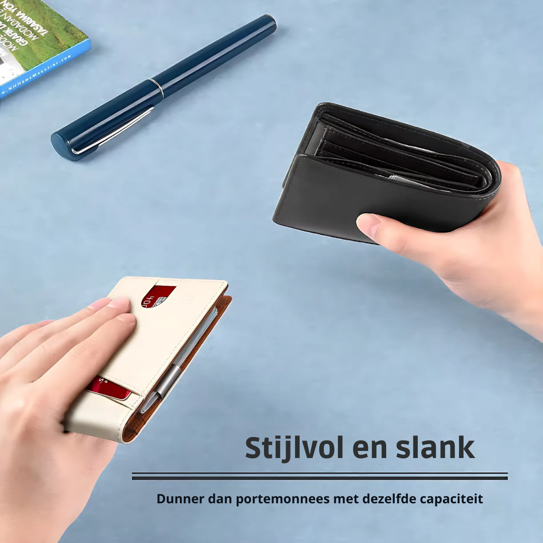 SafeSlim RFID-Geldbörse fra Leder für Herren – Kompakt, dunn og sicher