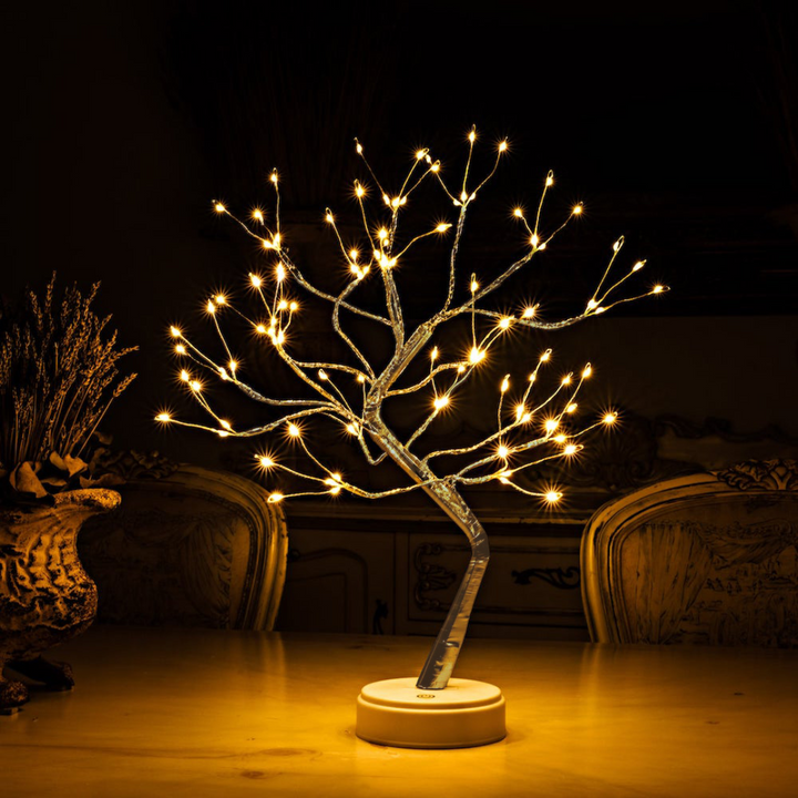 Glitrende Fe Tre Lampe Skanto