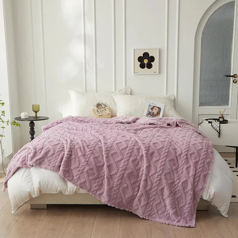 Luksus Lambswool TEppe for Soverom Skanto