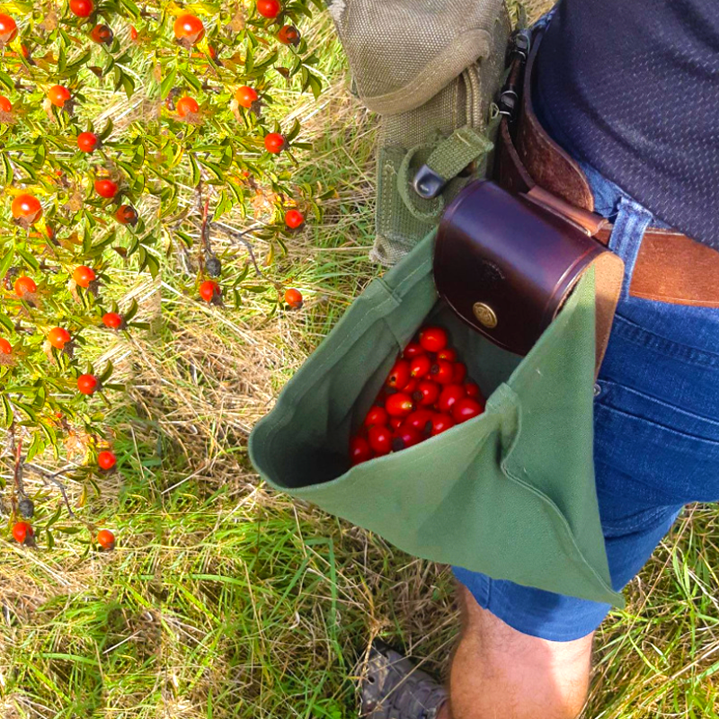 Dimoohome™ Lærrete og kanvas bushcraft bag | Skanto