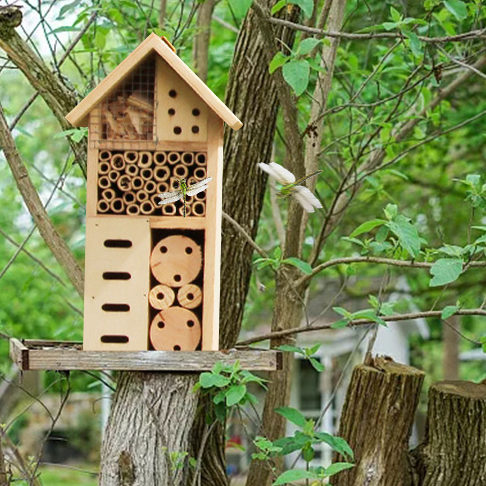 Skanto | Insekt hus laget av tre – Biene og insekt vennlig habitat for hage og terrasse