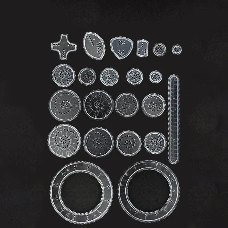 Skanto | Spirograph Tegnesett - Kunstnerisk Presisjon - Blændende Kreasjoner !