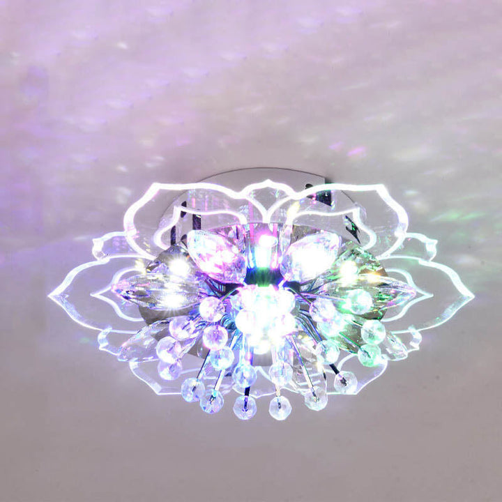 Karnz GlowPetal | LED krystall stift lampe | Blomstform, RGB Fargeveksling & energieffektiv